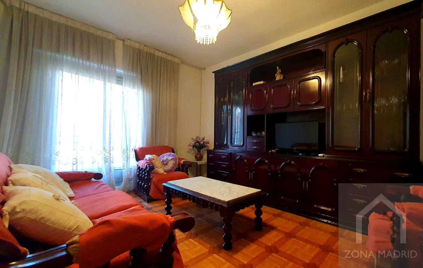 Living room of Flat for sale in  Madrid Capital  with Terrace