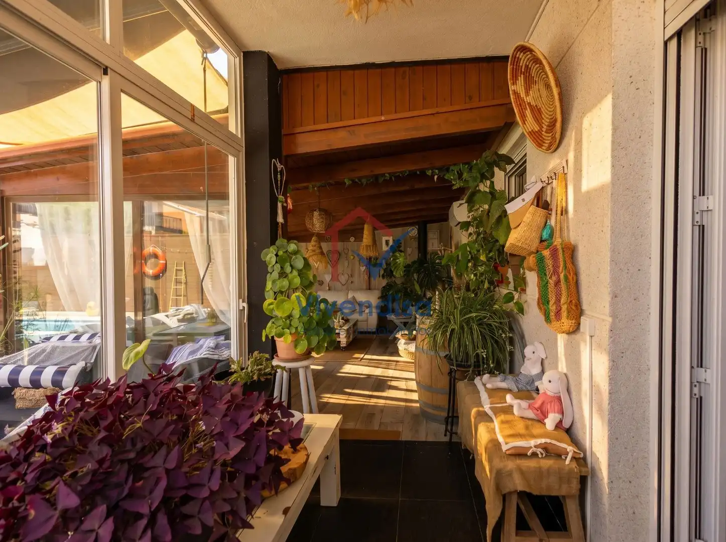 Terrassa de Casa adosada en venda en Cabanillas del Campo amb Aire condicionat, Calefacció i Terrassa