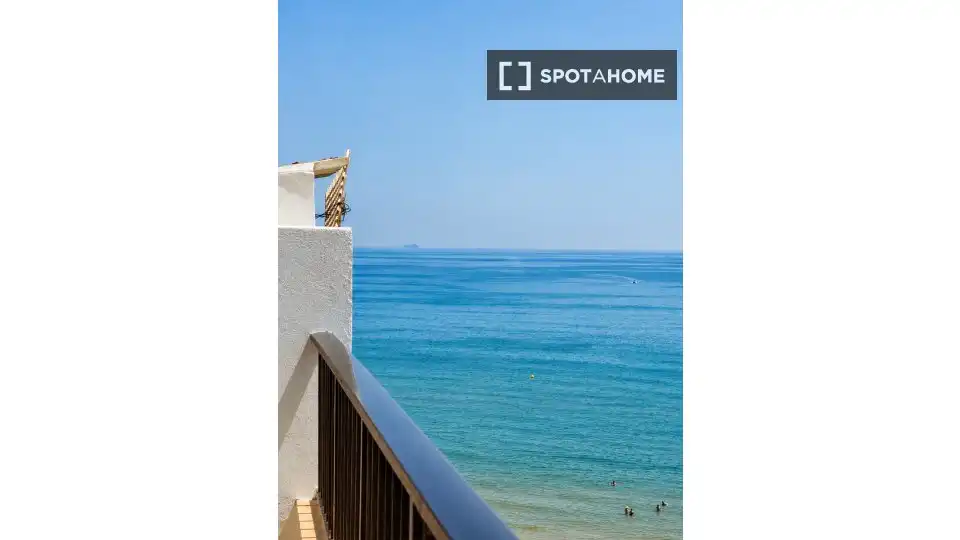 Terraza de Piso de alquiler en Cullera con Aire acondicionado, Calefacción y Amueblado