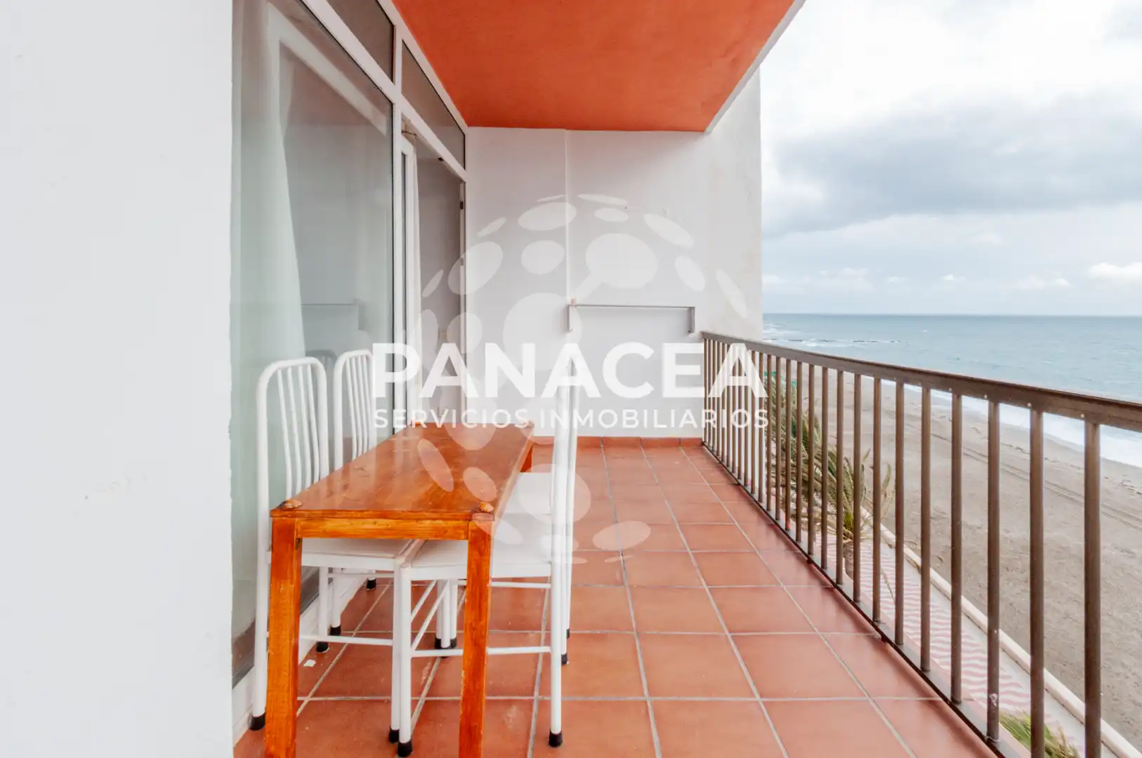 Balcony of Flat for sale in Almería  with Furnished, Washing machine and Microwave