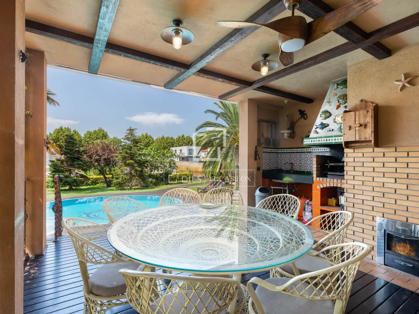 Terraza de Casa o chalet en venta en Empuriabrava con Aire acondicionado, Calefacción y Jardín privado