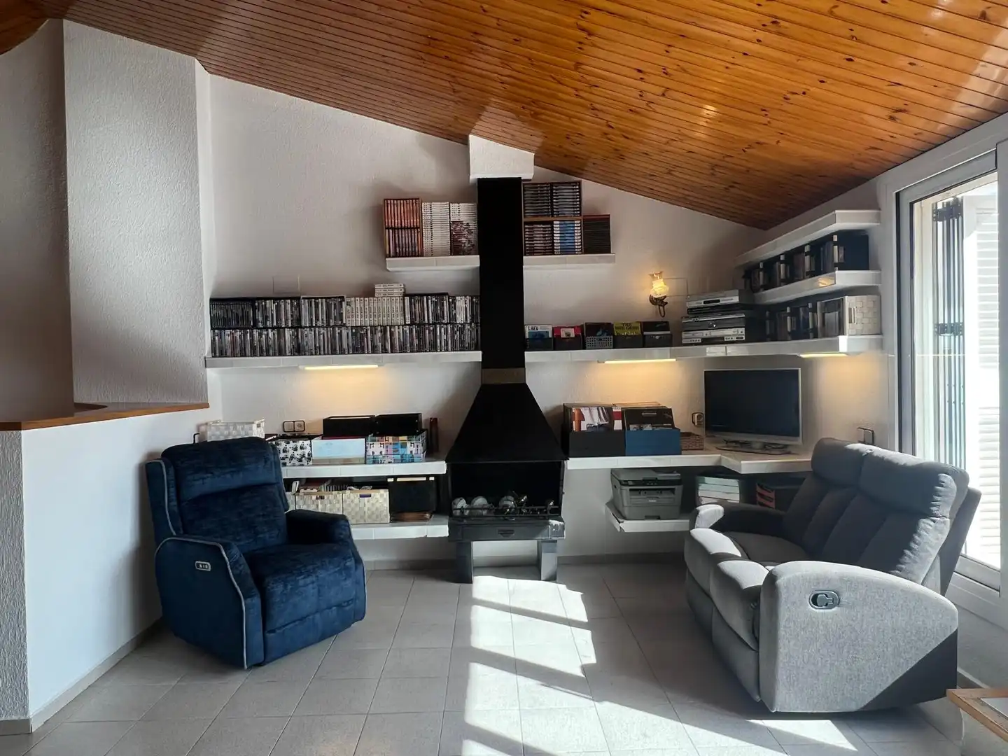 Sala de estar de Casa o chalet en venta en Igualada con Aire acondicionado, Calefacción y Jardín privado