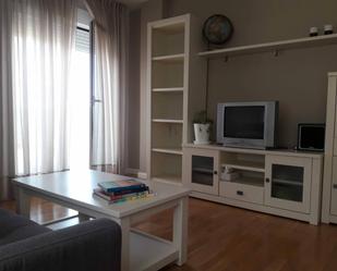 Living room of Flat to rent in Cuenca Capital  with Heating, Parquet flooring and Terrace