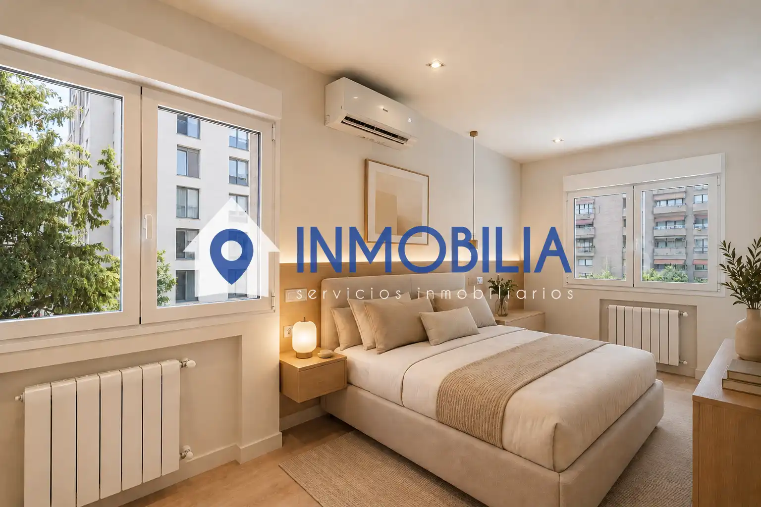 Bedroom of Flat for sale in Madrid  with Air Conditioner, Heating and Terrace