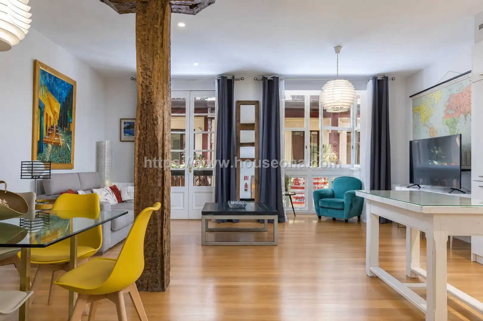 Living room of Flat for rent in Bilbao 