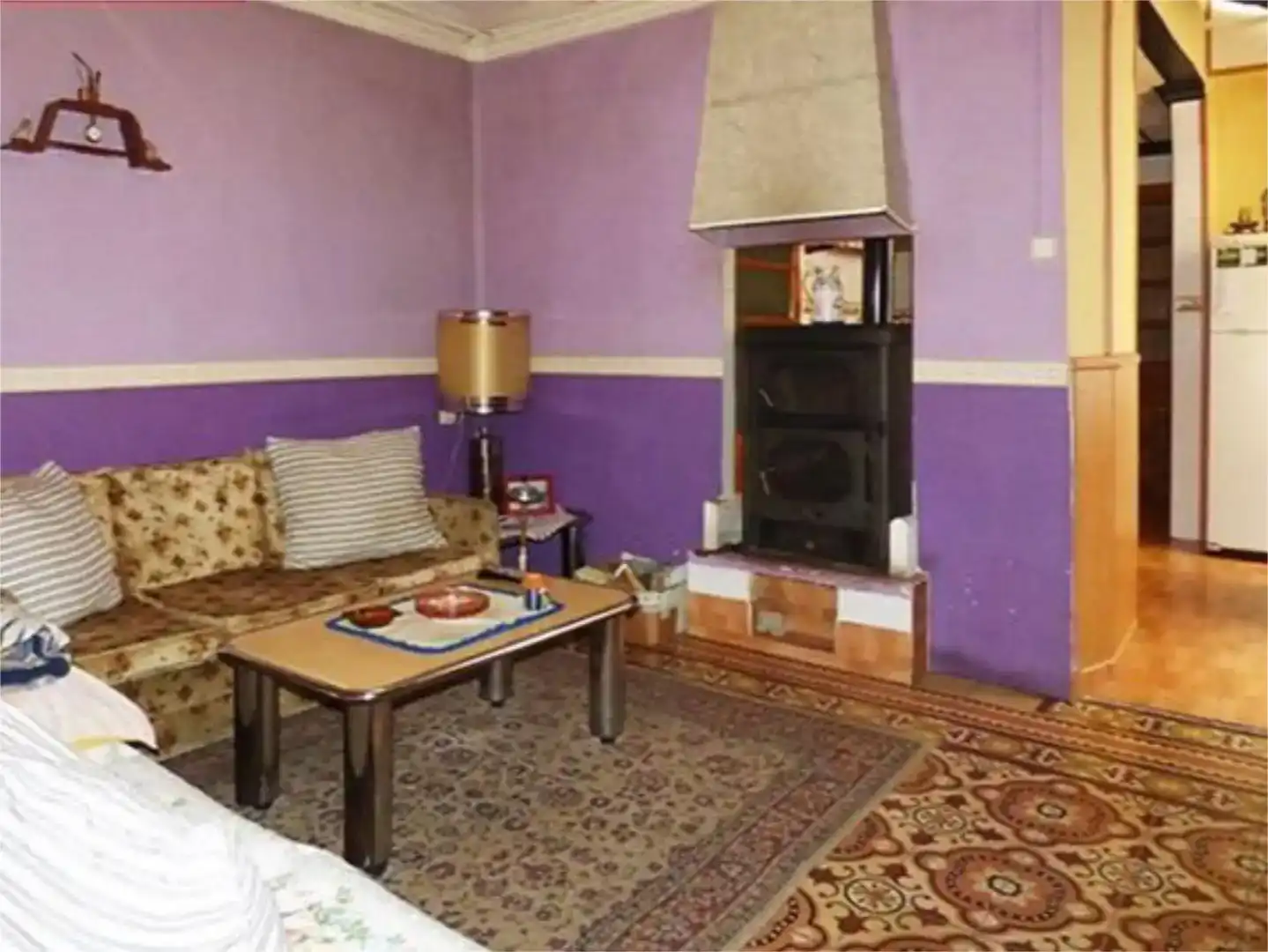 Sala d'estar de Casa adosada en venda en Albacete amb Parquet, Traster i Moblat