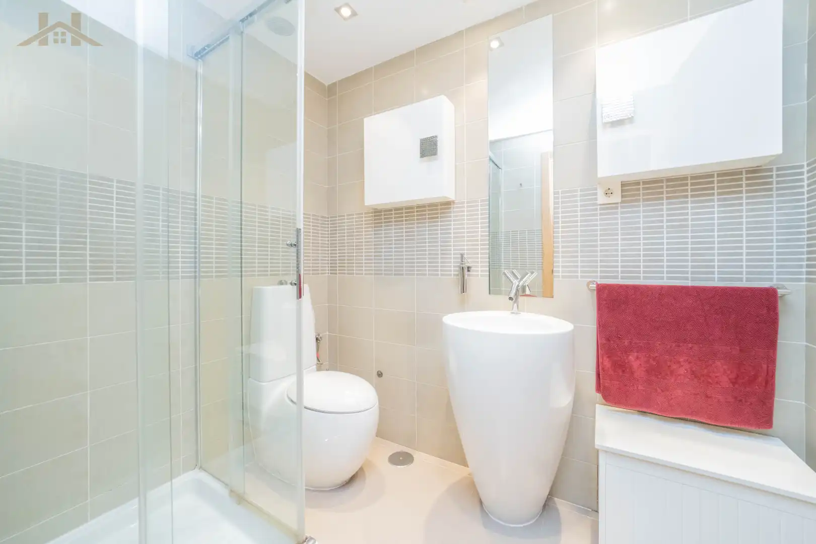 Bathroom of Flat for sale in Arroyomolinos (Madrid)  with Air Conditioner, Heating and Private garden