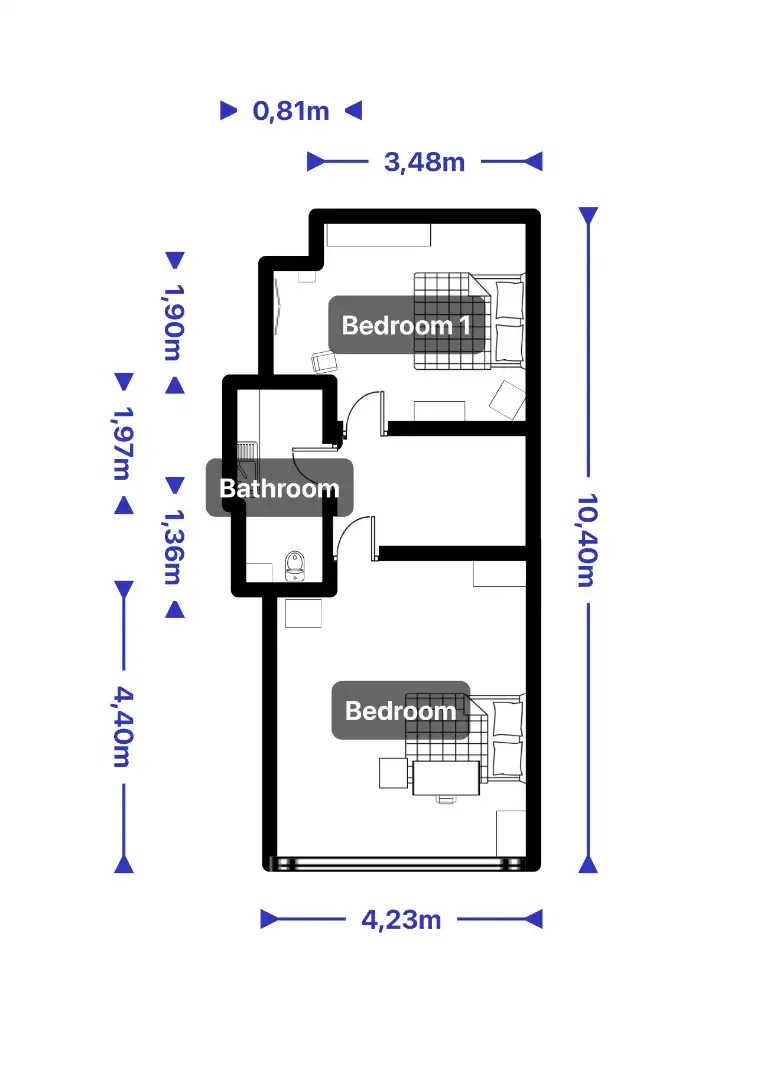 Maisonette zum Verkauf in Salamanca mit Heizung, Terrasse und Ofen