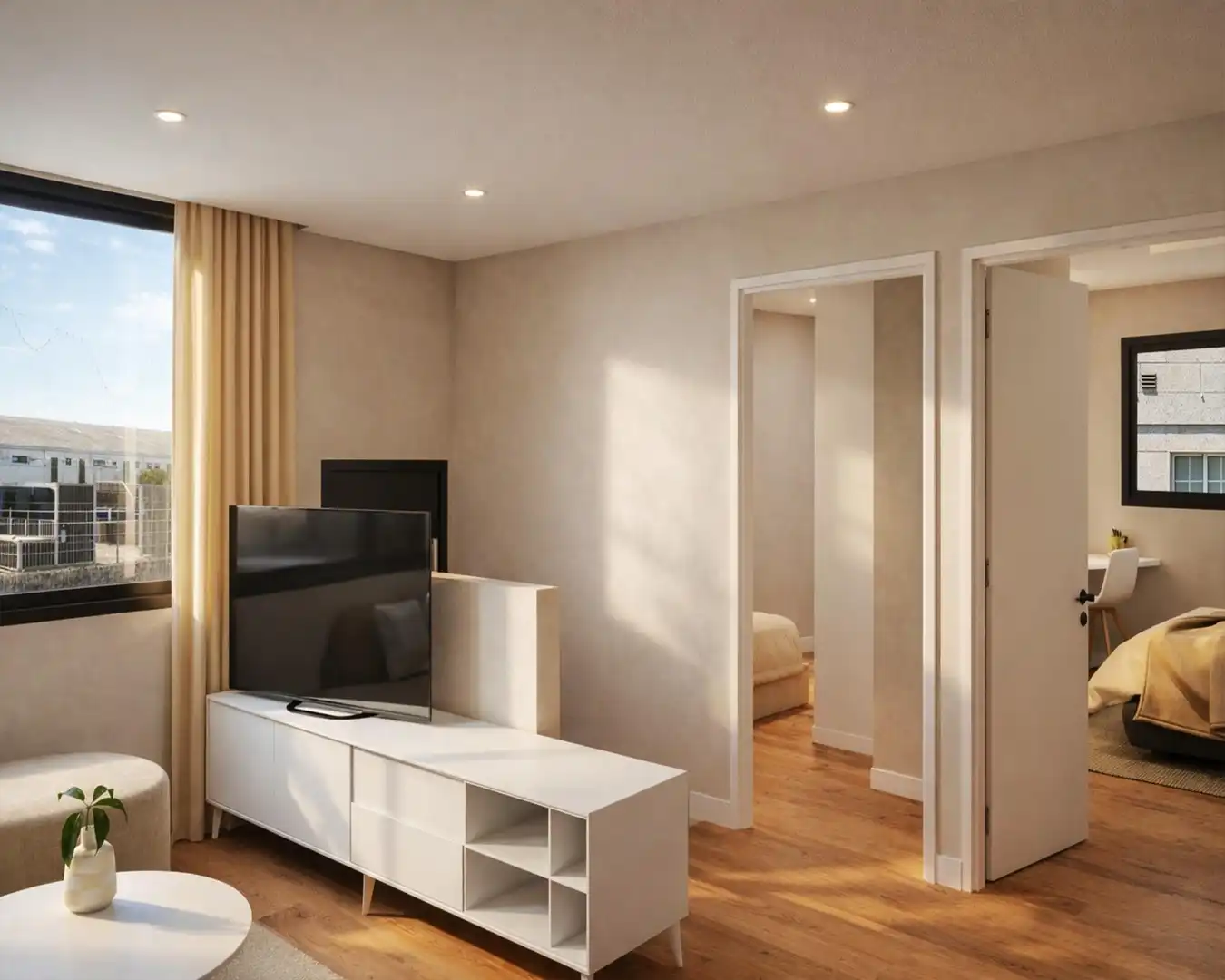 Living room of Flat for sale in Vilanova de Arousa  with Heating
