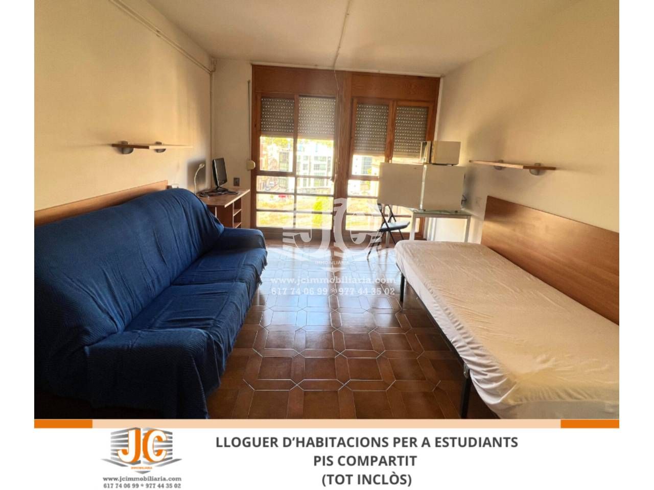 Bedroom of Flat to rent in Tortosa  with Air Conditioner, Heating and Terrace