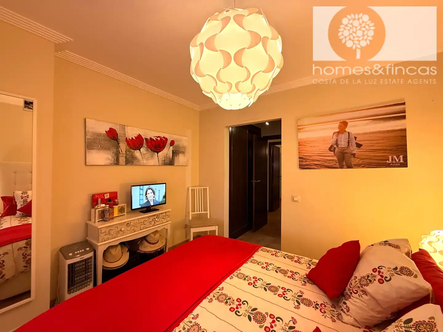 Bedroom of Flat for sale in Ayamonte  with Air Conditioner, Terrace and Furnished