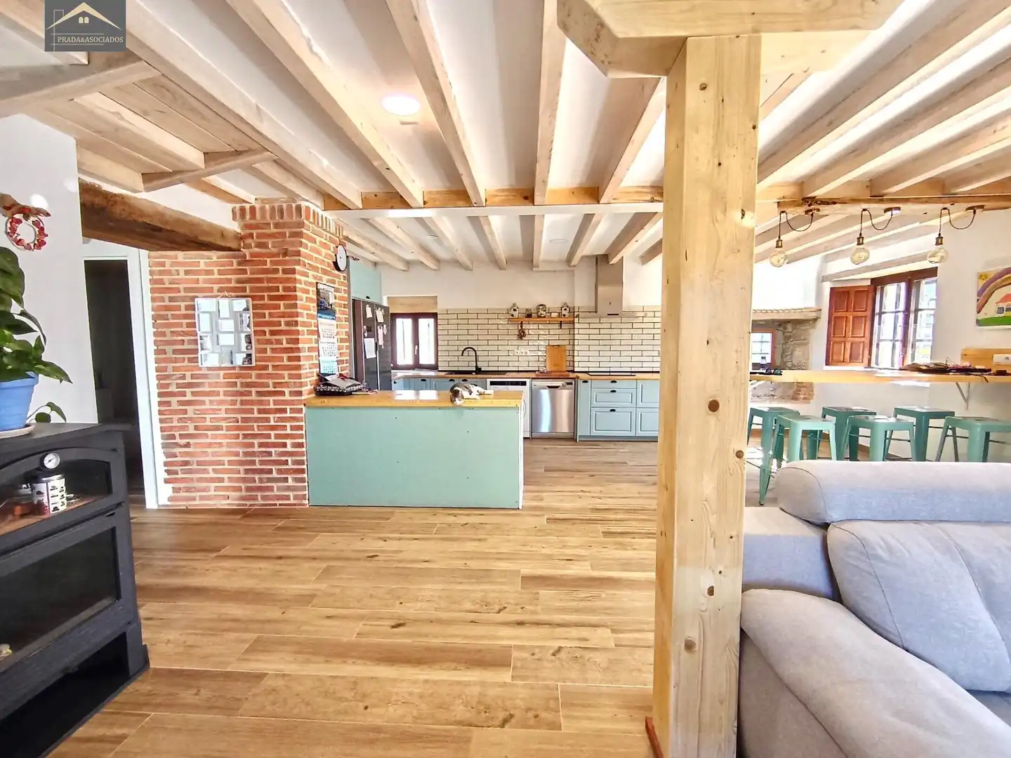 Cocina de Casa o chalet en venta en Suances con Calefacción, Terraza y Trastero