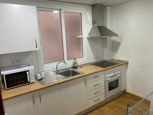 Cuina de Pis de lloguer en Murcia amb Aire condicionat, Calefacció i Parquet