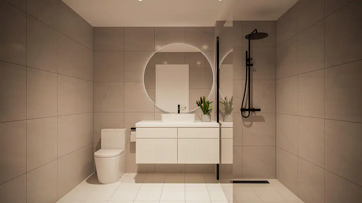 Baño de Planta baja en venta en Málaga con Aire acondicionado y Terraza