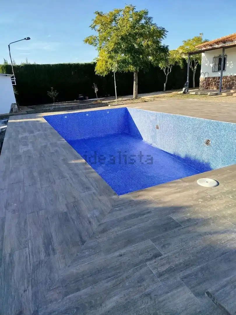 Piscina de Casa o xalet en venda en Villar del Pozo amb Aire condicionat, Jardí privat i Piscina