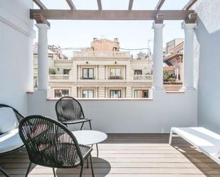 Terrace of Attic to rent in  Barcelona Capital  with Air Conditioner, Terrace and Balcony