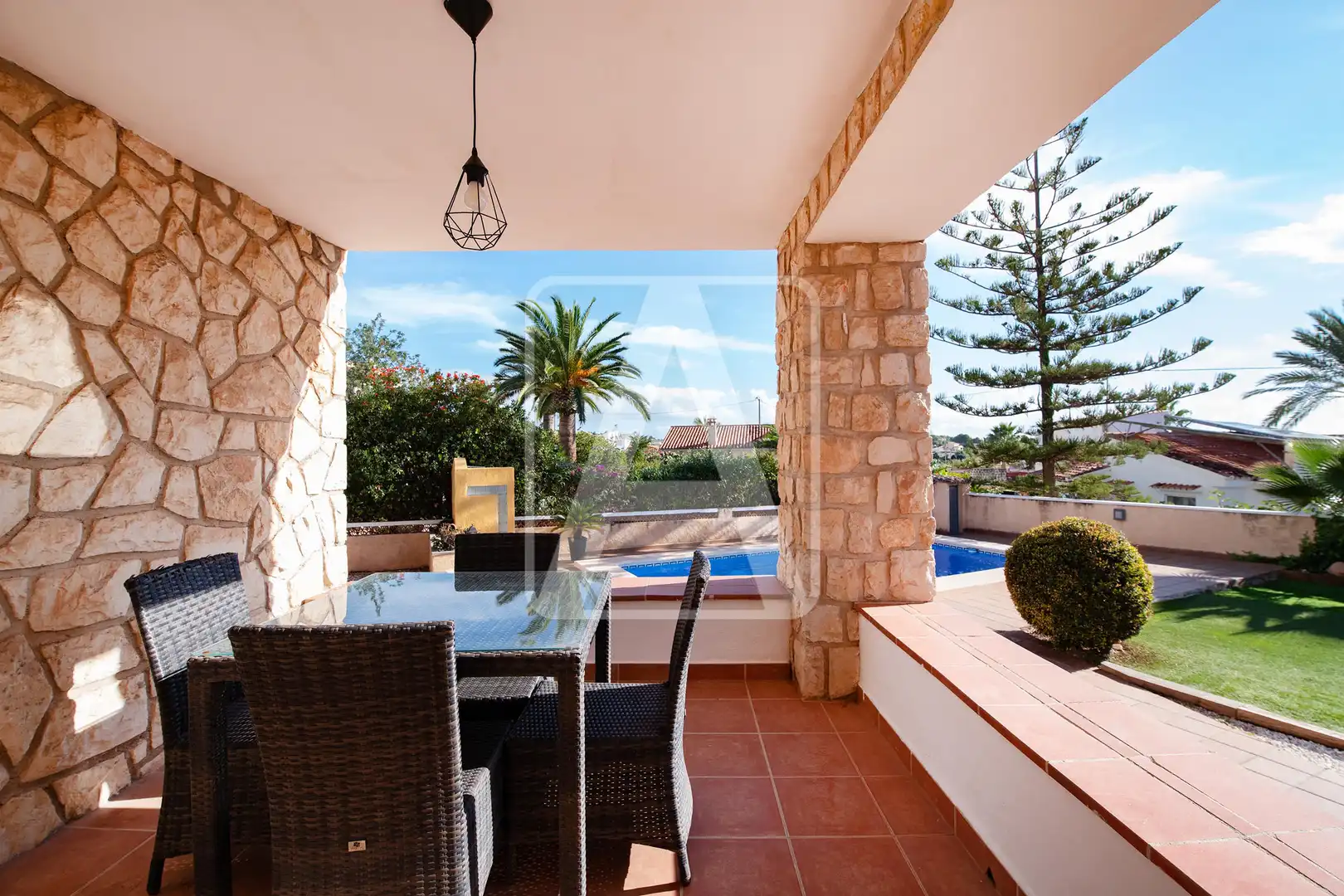 Terrassa de Casa o xalet en venda en Calpe / Calp amb Aire condicionat, Calefacció i Jardí privat