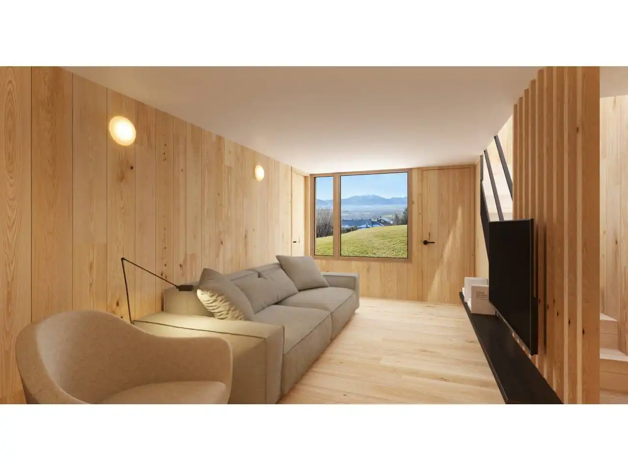 Sala de estar de Casa o chalet en venta en Bolvir con Calefacción, Jardín privado y Parquet