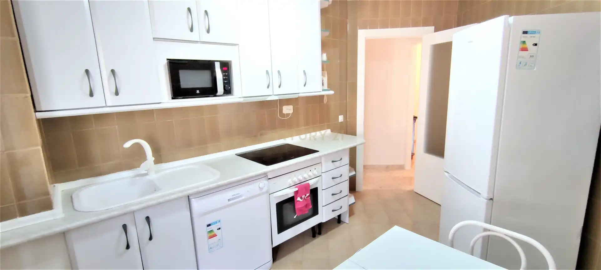 Küche von Wohnung zur Miete in Málaga mit Klimaanlage