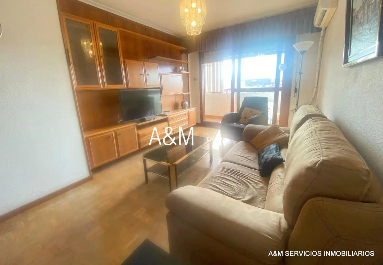 Living room of Flat for rent in Vitoria - Gasteiz  with Heating, Parquet flooring and Terrace
