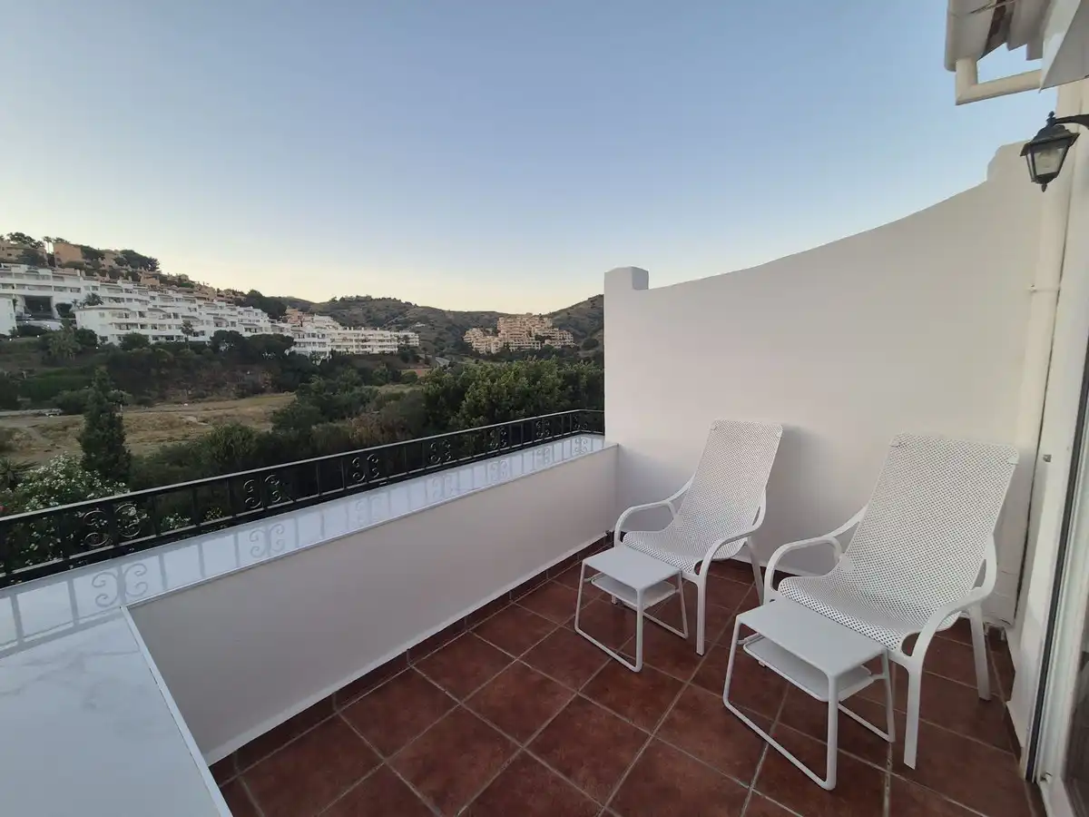 Terraza de Ático en venta en Mijas con Aire acondicionado, Calefacción y Terraza
