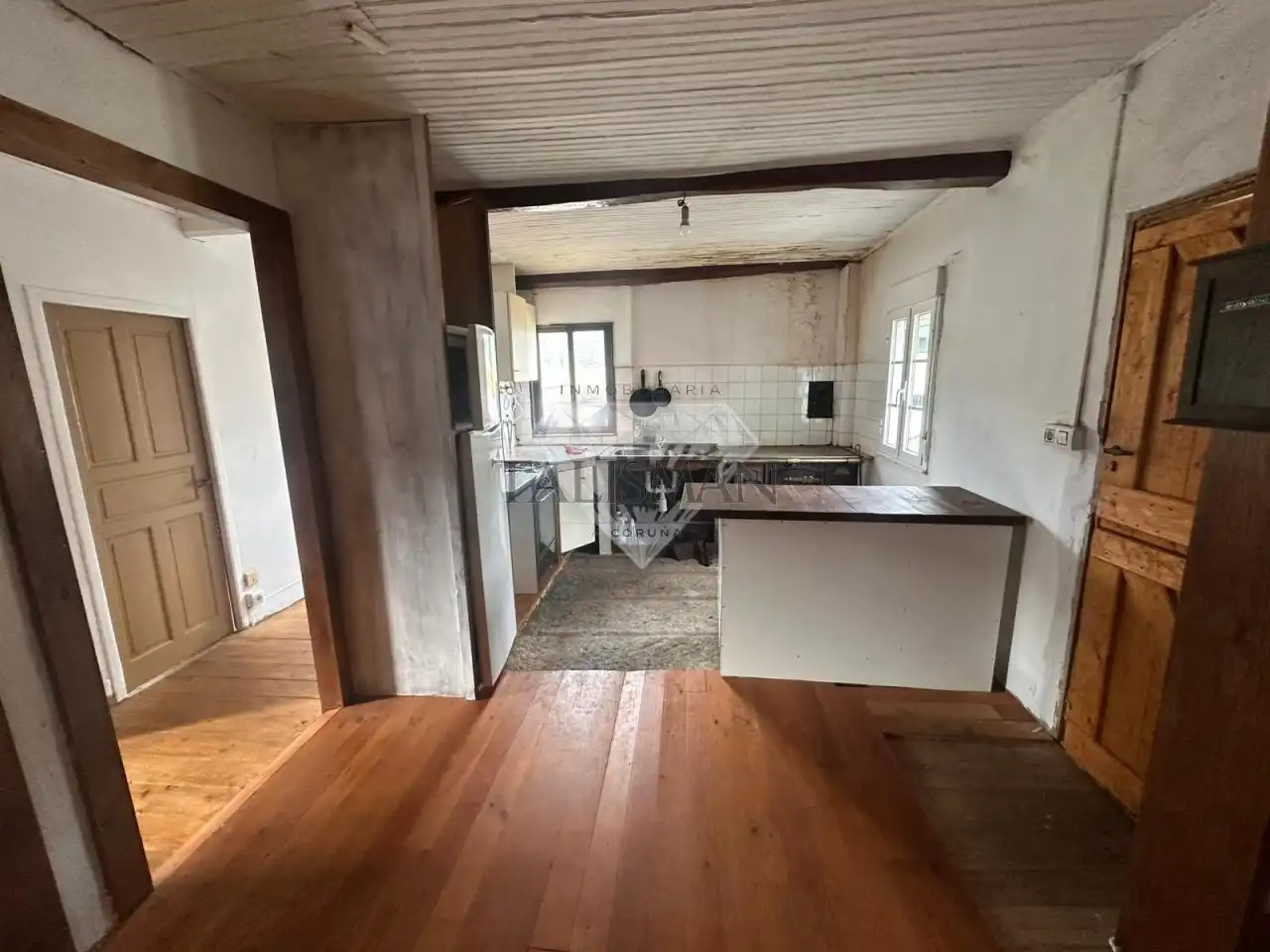 Cocina de Casa o chalet en venta en A Lama   con Jardín privado, Trastero y Amueblado