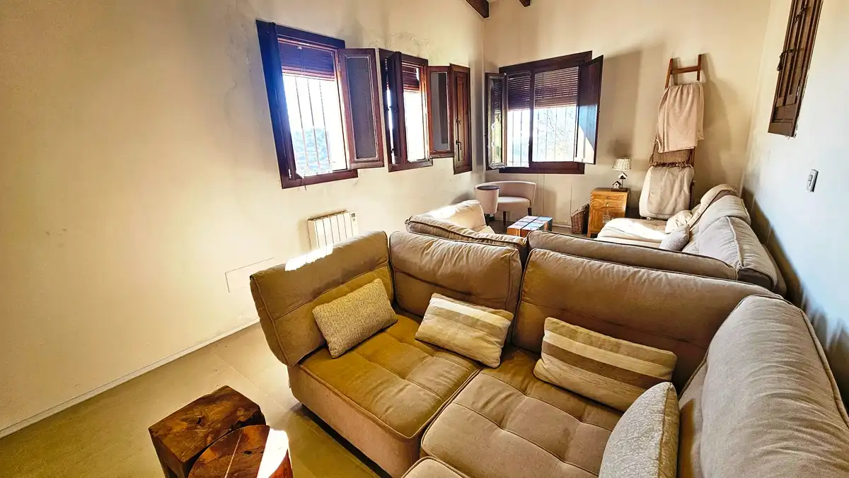 Living room of Houses for sale in Alájar  with Heating, Private garden and Terrace