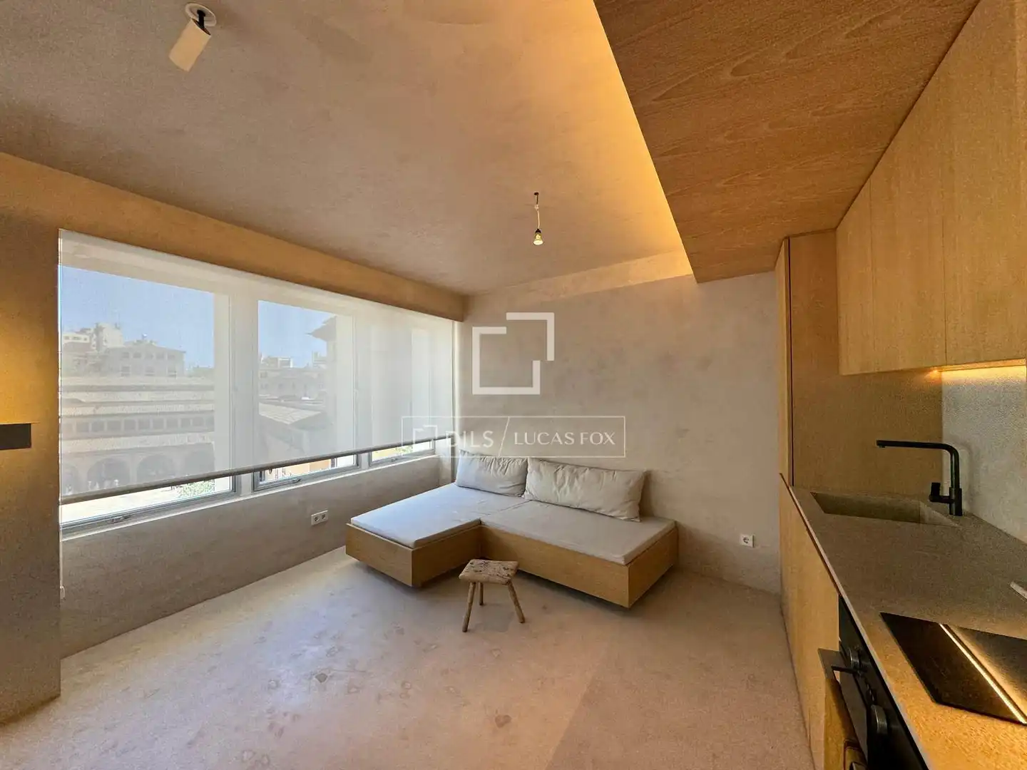 Balcony of Flat for rent in  Palma de Mallorca  with Air Conditioner, Heating and Parquet flooring