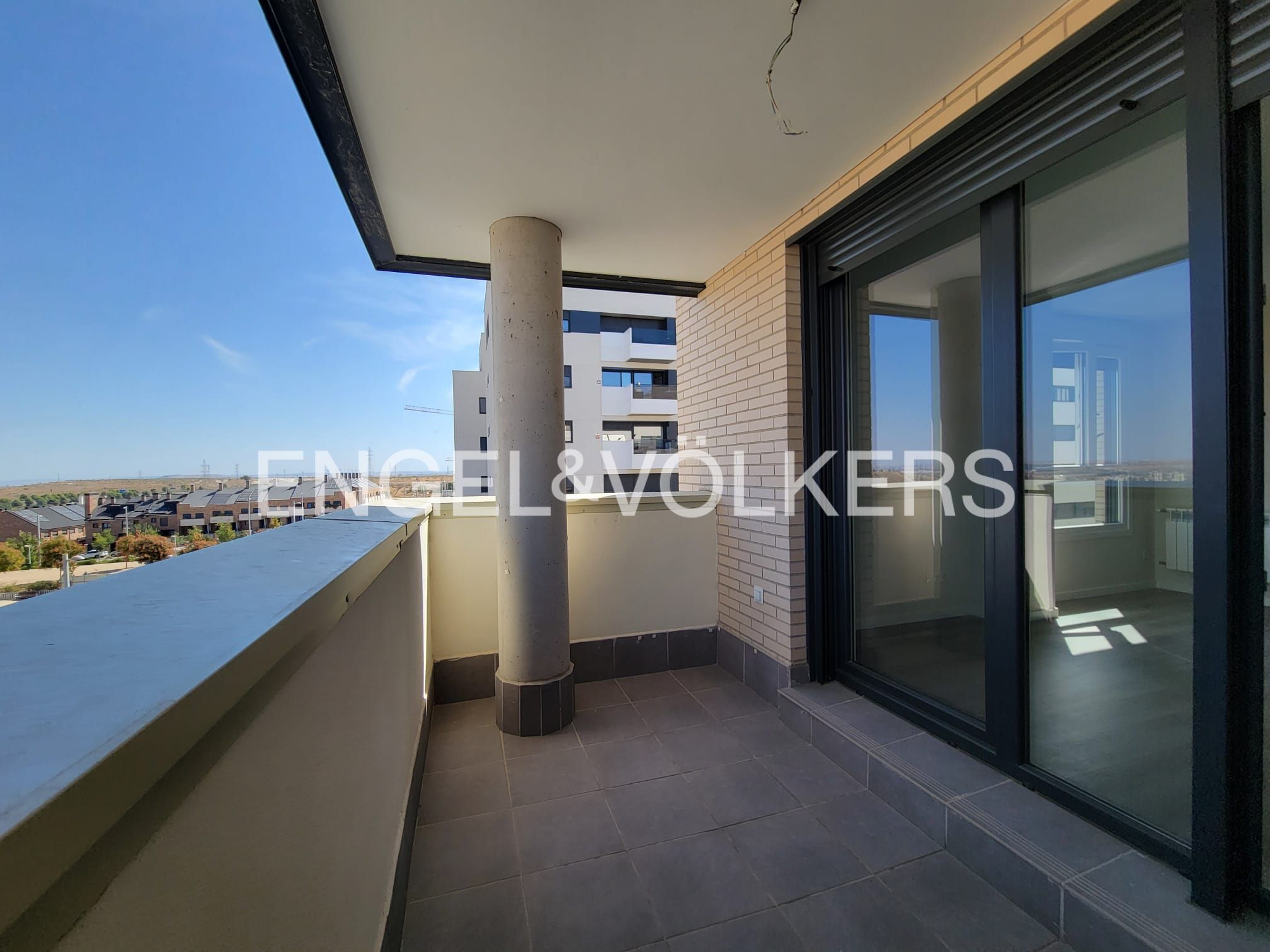 Balcony of Apartment for sale in  Madrid Capital  with Air Conditioner, Heating and Terrace