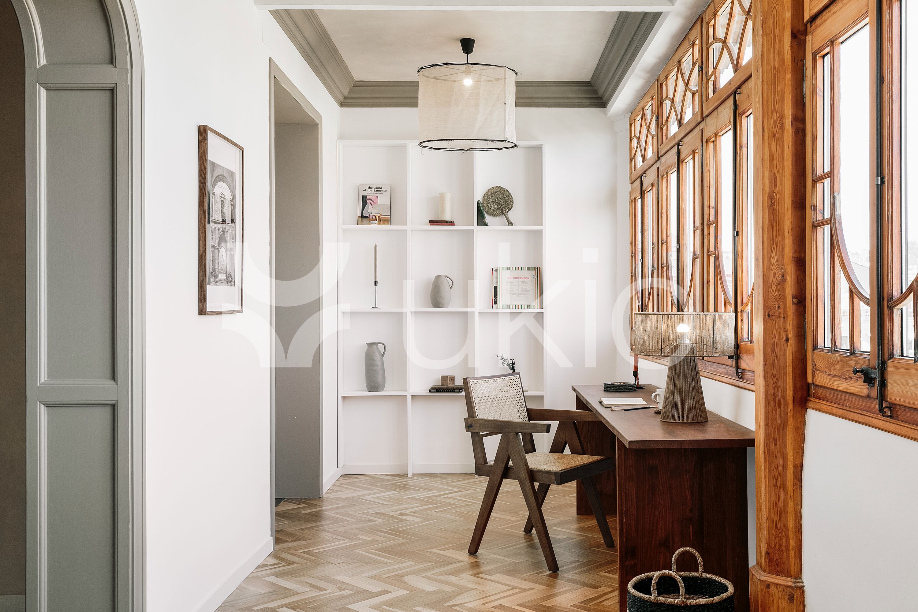 Living room of Apartment to rent in  Barcelona Capital  with Air Conditioner, Heating and Furnished