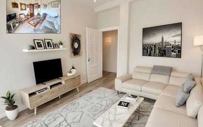 Living room of Flat for sale in  Murcia Capital  with Air Conditioner, Terrace and Balcony