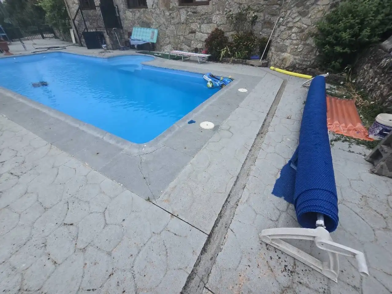 Schwimmbecken von Haus oder Chalet zum Verkauf in O Saviñao  mit Heizung, Privatgarten und Terrasse