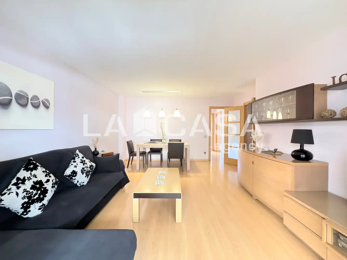 Wohnzimmer von Wohnung zum Verkauf in Badalona mit Heizung, Terrasse und Abstellraum