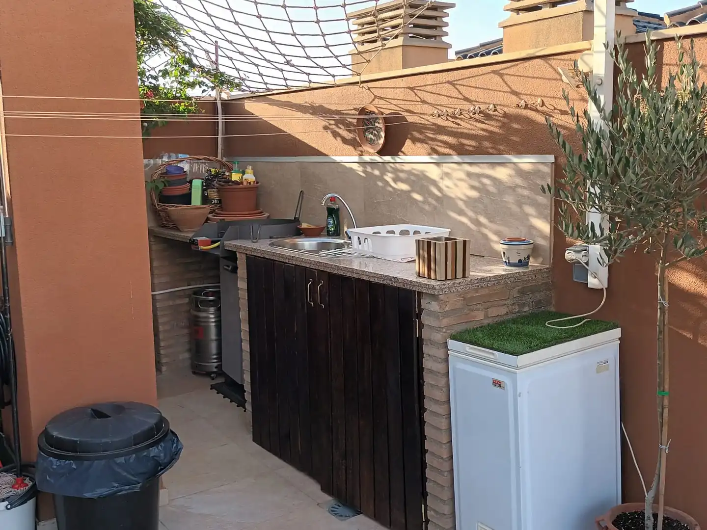 Jardí de Àtic de lloguer en Torrox amb Aire condicionat, Calefacció i Terrassa