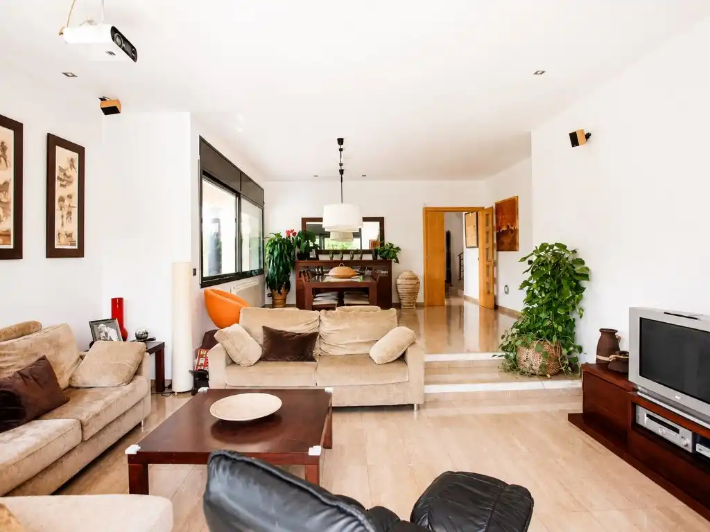 Living room of Houses for sale in Olèrdola  with Air Conditioner