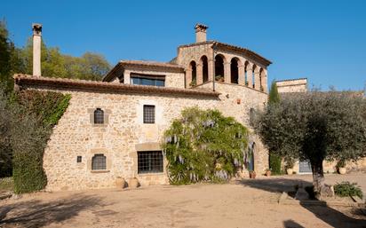 Exterior view of House or chalet for sale in Sant Jordi Desvalls  with Air Conditioner, Heating and Private garden