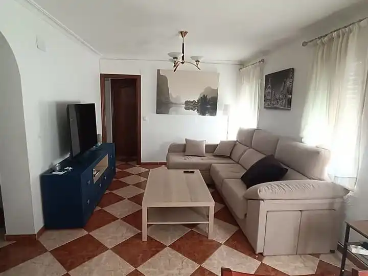 Living room of Flat for share in Norte-Sierra