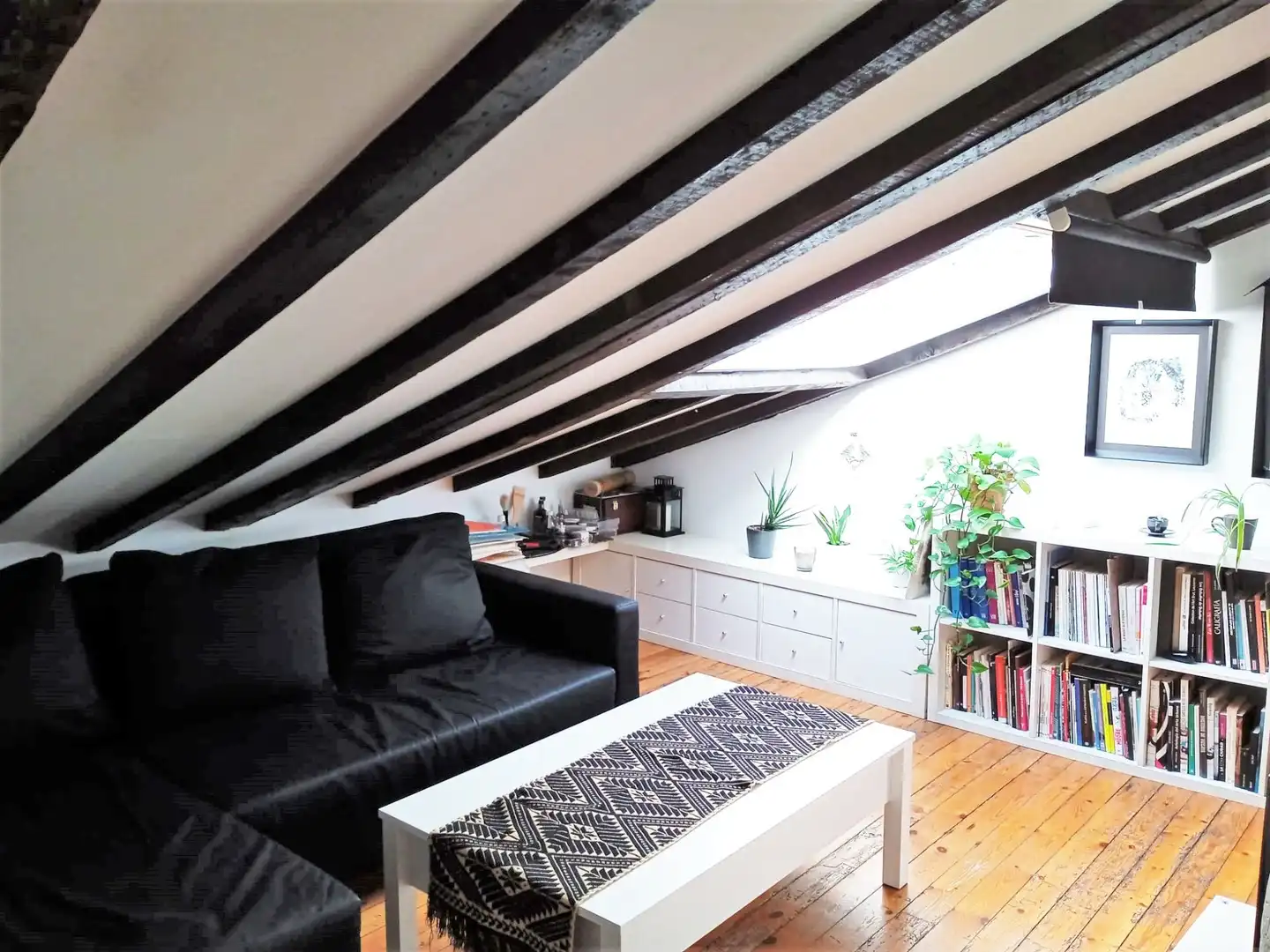 Sala de estar de Ático en venta en Bilbao 