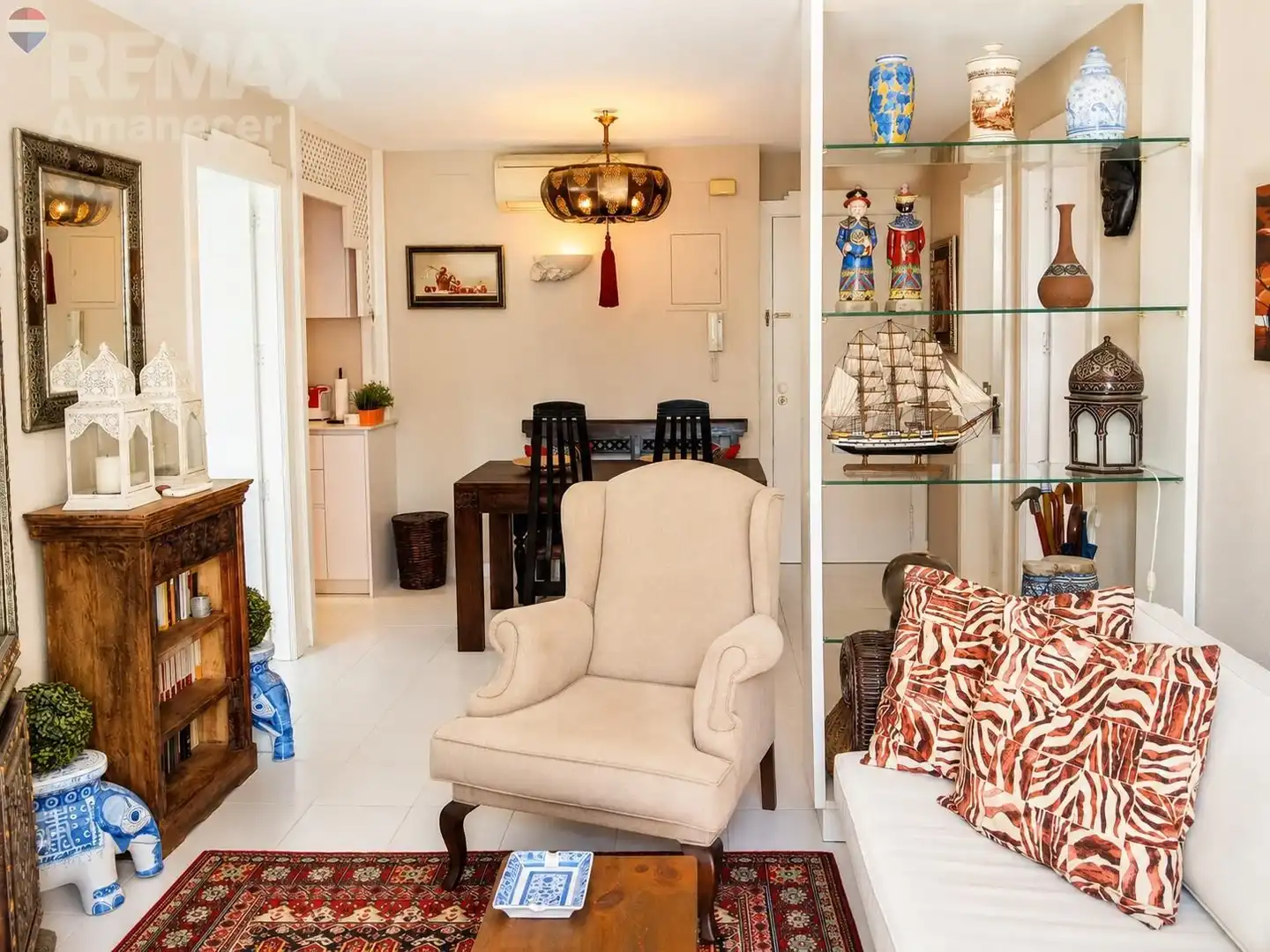 Sala de estar de Apartamento en venta en Dénia con Aire acondicionado, Jardín privado y Terraza