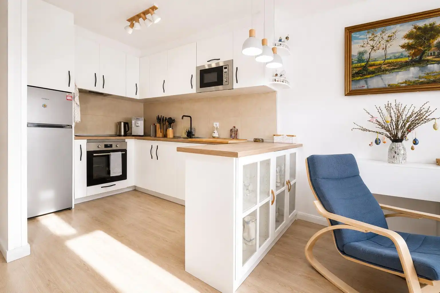 Cocina de Apartamento en venta en Cambrils con Aire acondicionado, Calefacción y Terraza