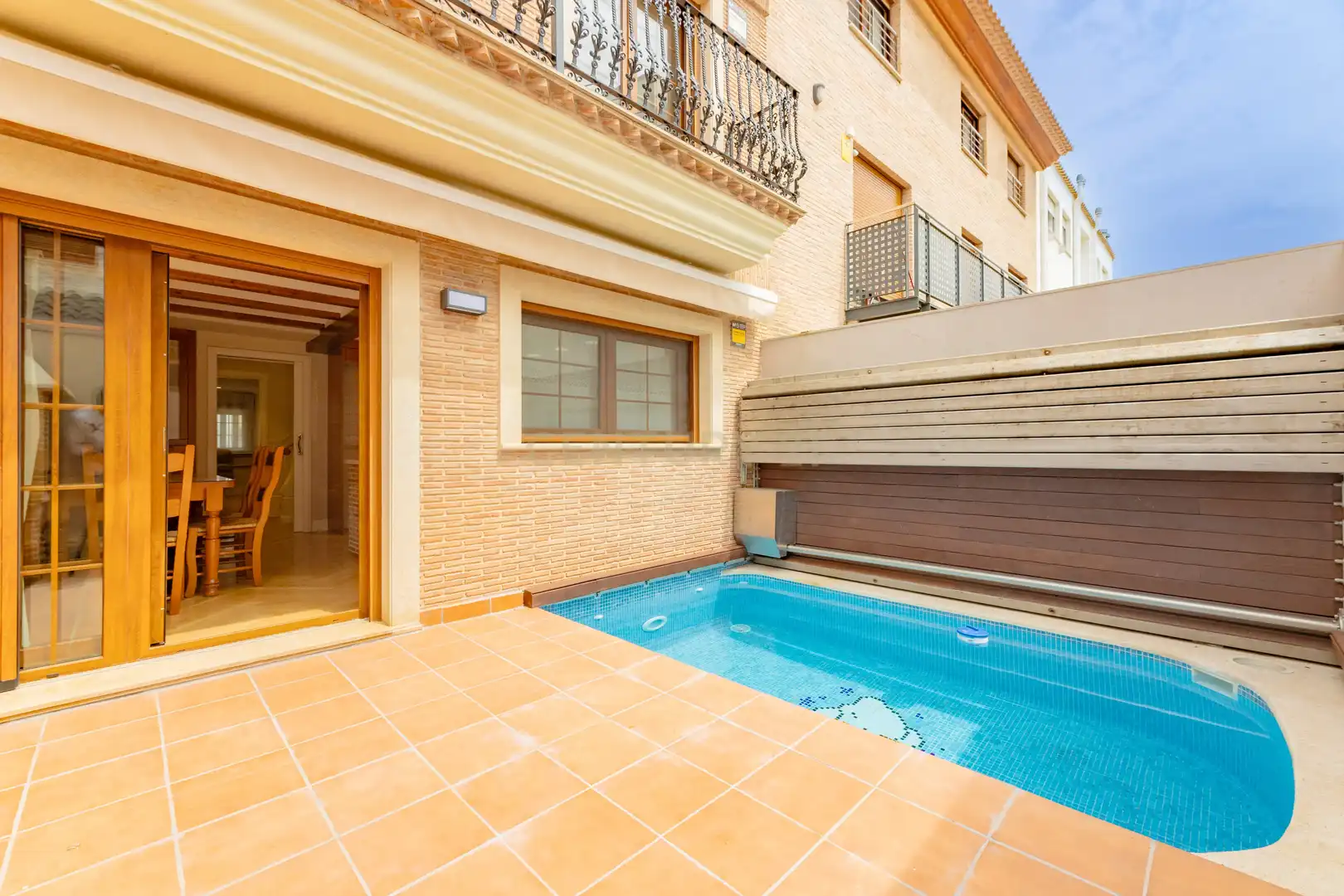 Piscina de Casa adosada de alquiler en Aldaia con Aire acondicionado, Piscina y Horno