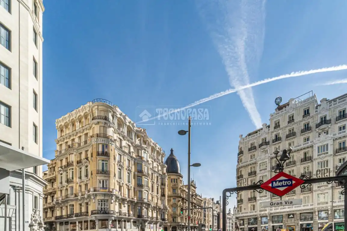 Vista exterior de Piso en venta en Madrid