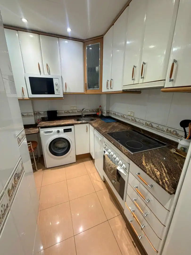 Kitchen of Flat for sale in  Barcelona Capital  with Air Conditioner, Heating and Parquet flooring