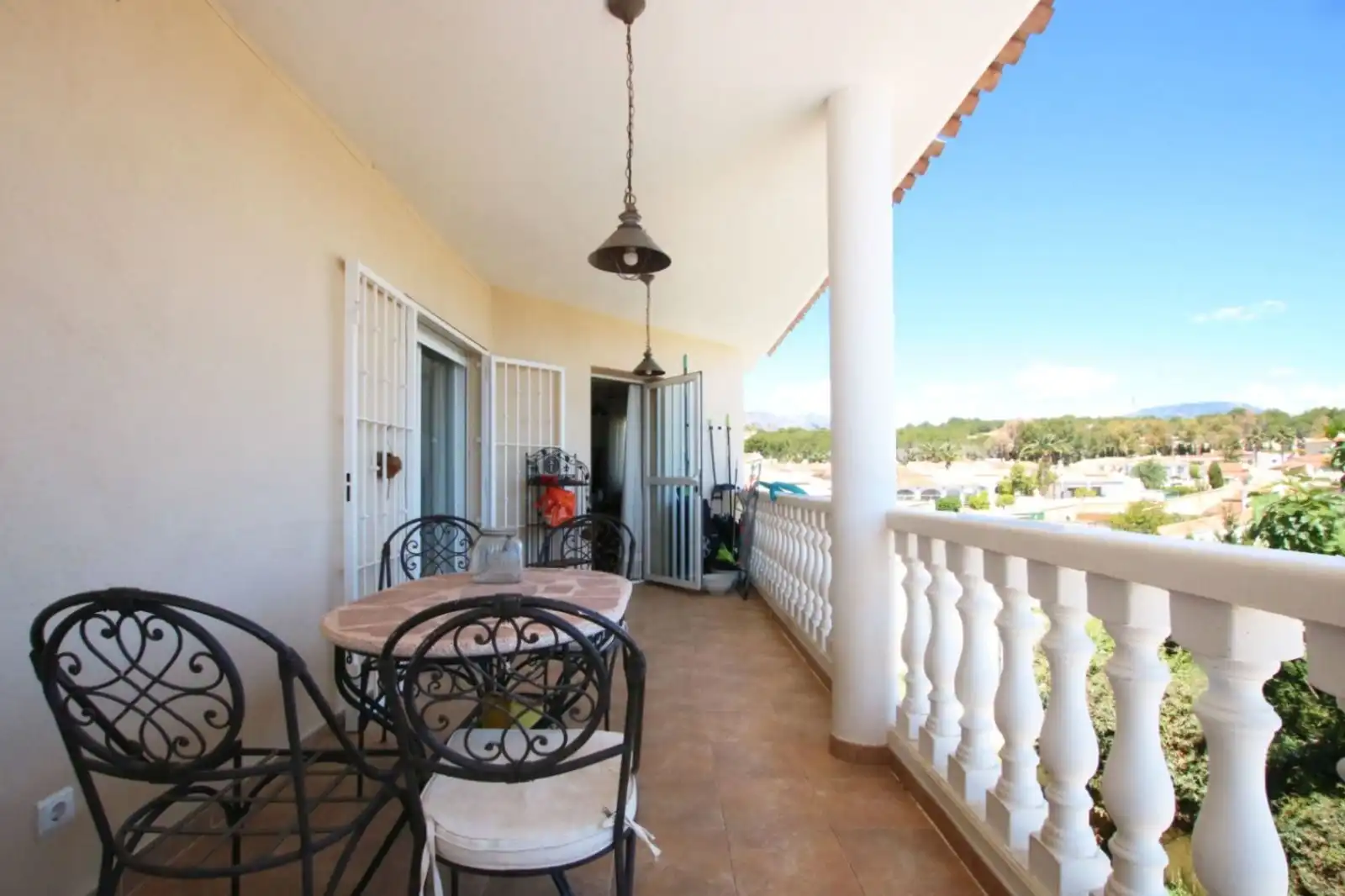 Balcony of Houses for sale in L'Alfàs del Pi  with Air Conditioner, Heating and Private garden