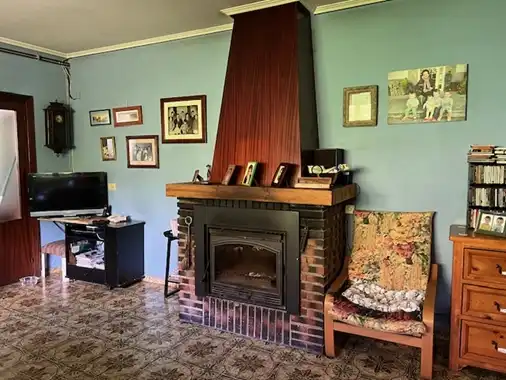 Sala de estar de Finca rústica en venta en Mungia con Calefacción, Jardín privado y Terraza