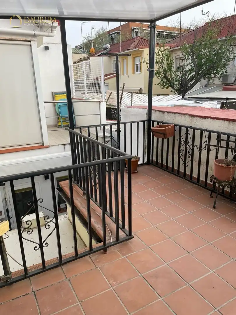 Balcony of Houses for sale in Madrid  with Heating, Terrace and Storage room