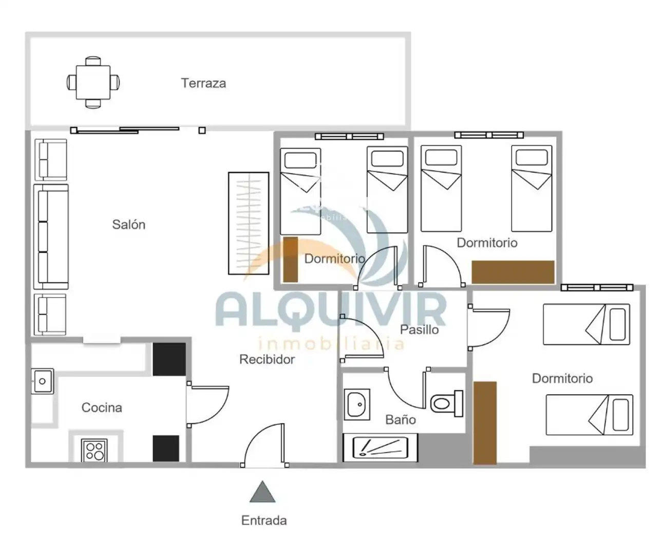 Piso en venta en Almonte con Terraza, Piscina y Amueblado