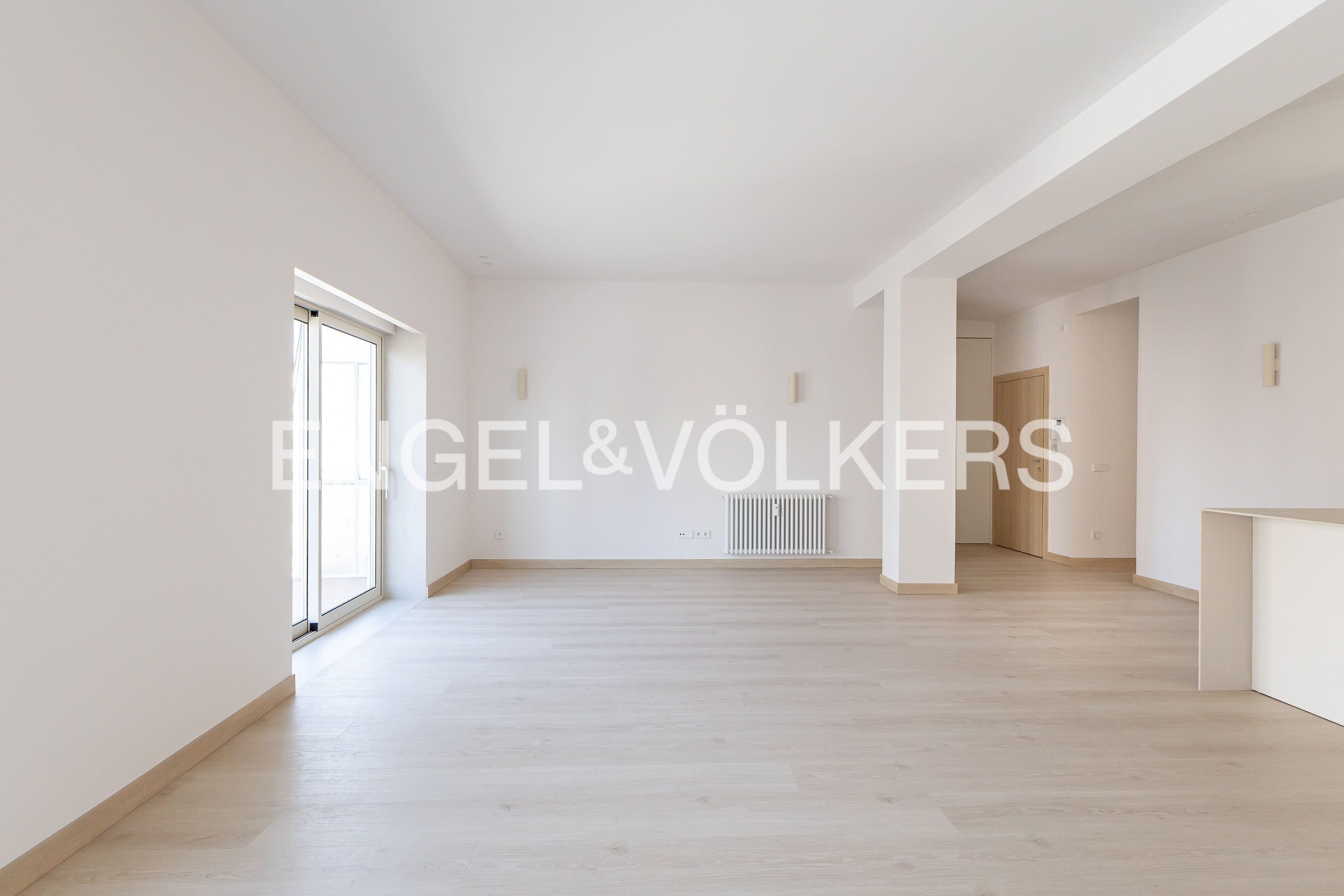 Sala de estar de Piso en venta en  Madrid Capital con Aire acondicionado, Calefacción y Terraza