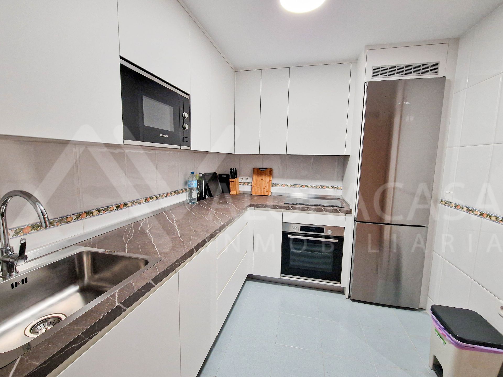 Kitchen of Flat to rent in Málaga Capital  with Air Conditioner, Terrace and Furnished