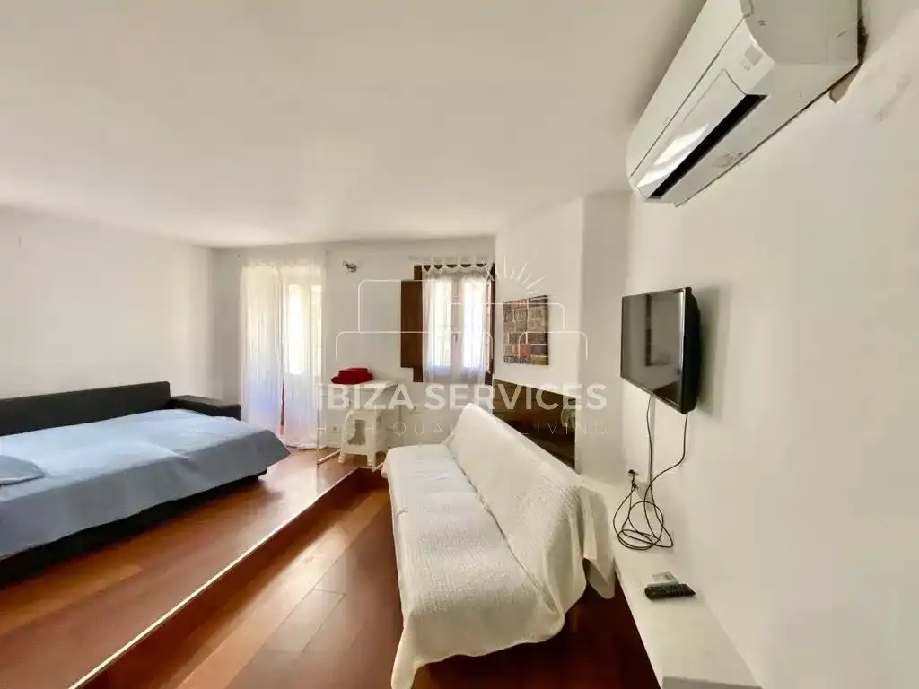 Bedroom of Flat for sale in Eivissa  with Air Conditioner